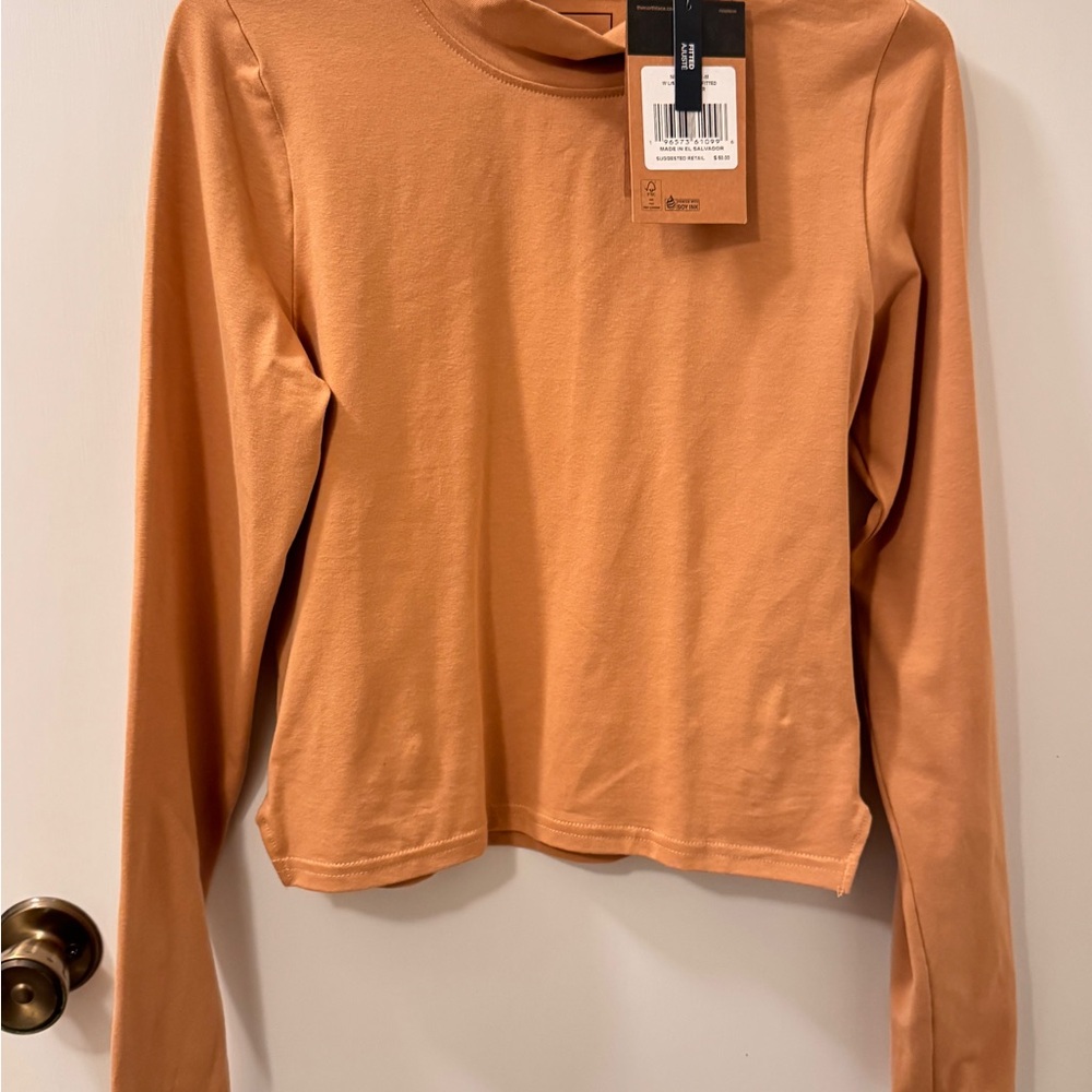 The North Face Evolution Fitted Mock Neck Top - M